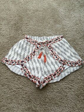 Japna Boho Embroidered Shorts